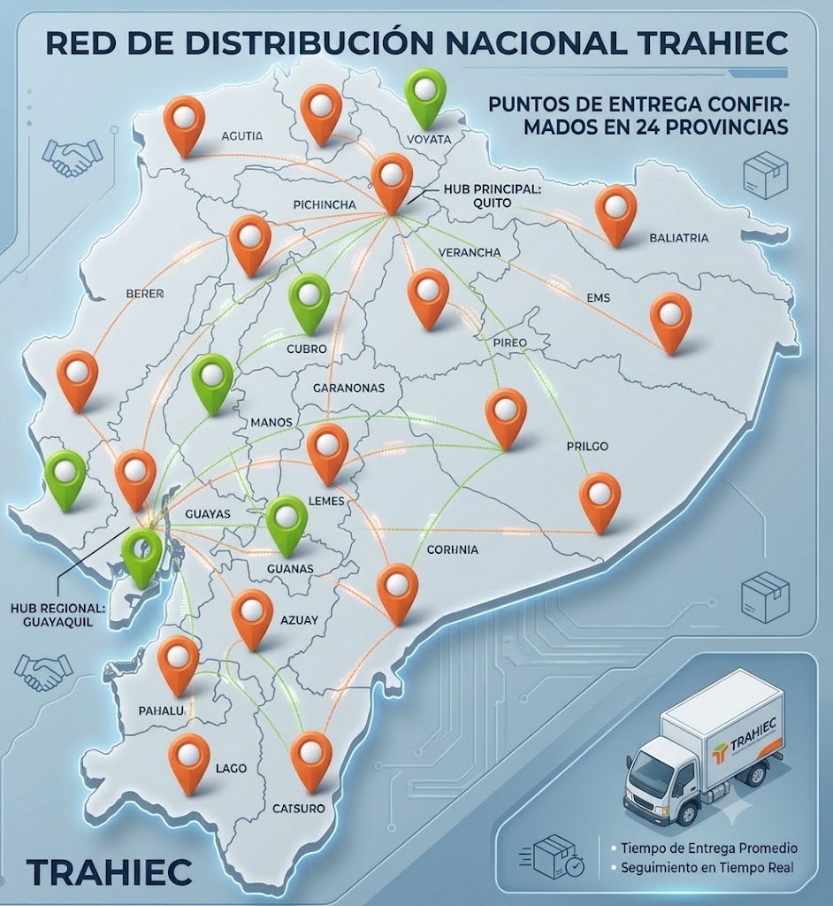 🚚 Ya operamos en las 24 provincias del Ecuador